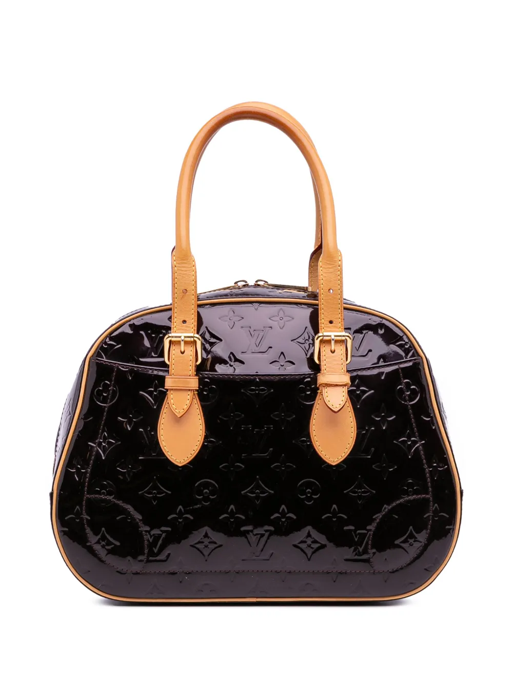Pre-owned Louis Vuitton 2008 Monogram Vernis Summit Drive Handbag In Purple