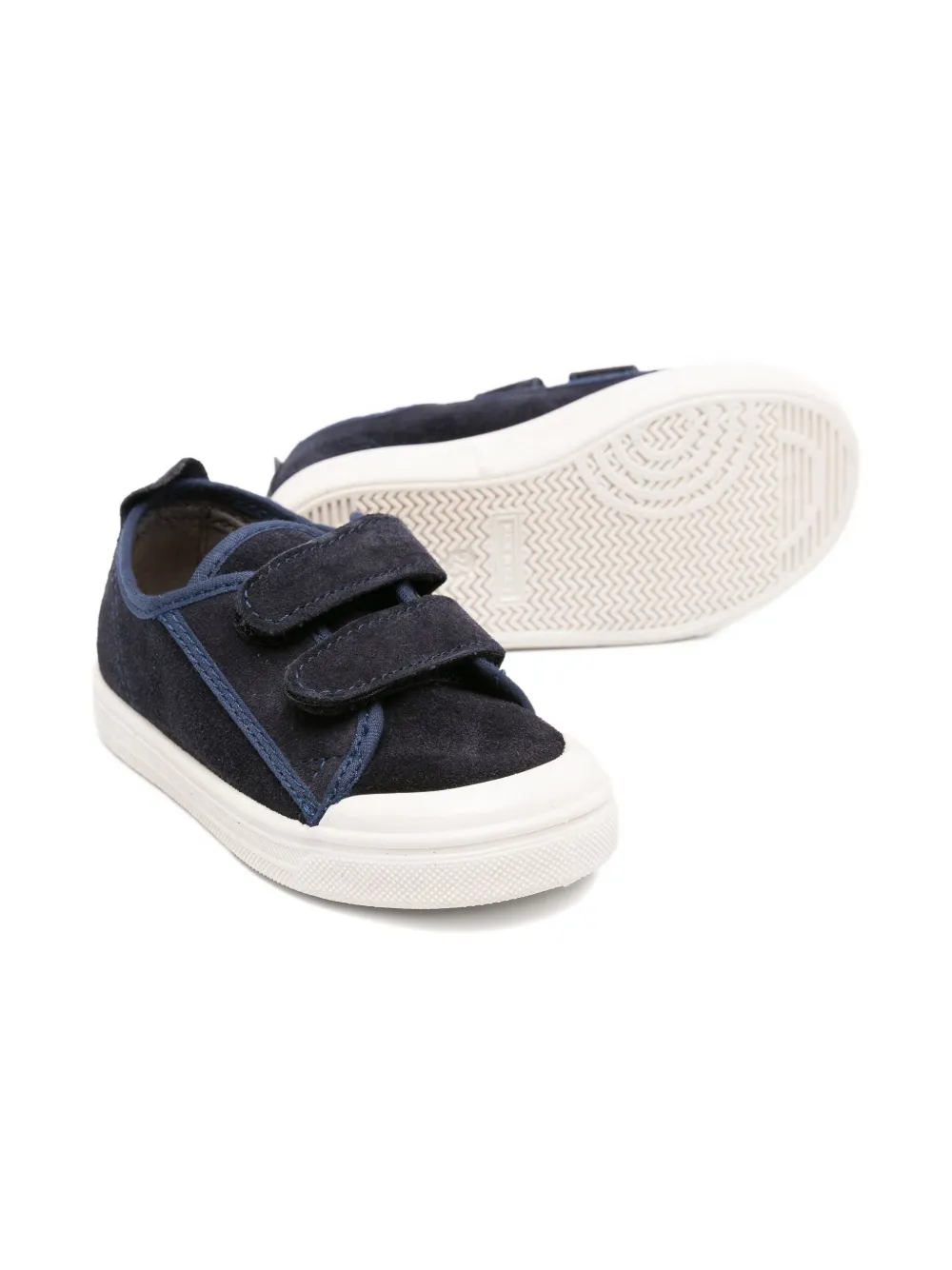 Il Gufo double-strap suede sneakers - Blauw