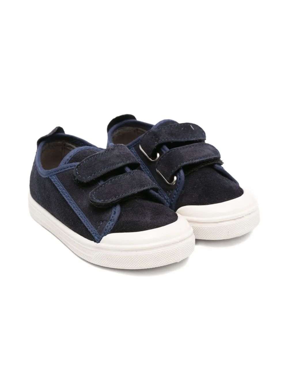 Il Gufo double-strap suede sneakers Blue