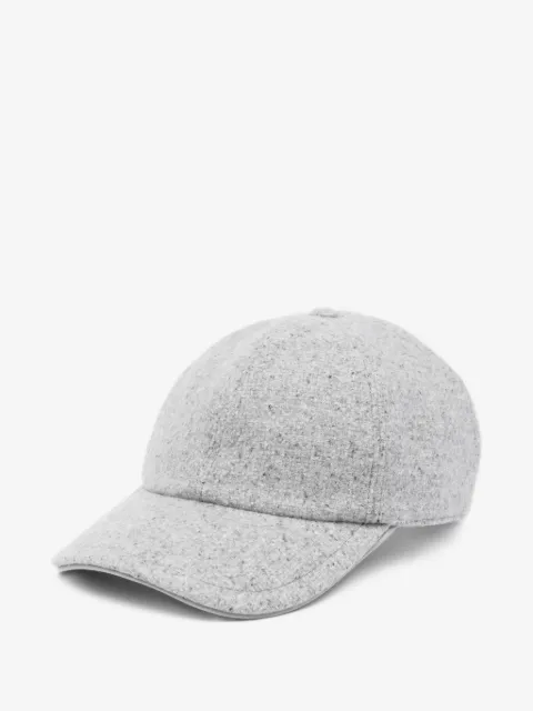 Eleventy leather-strap baseball cap