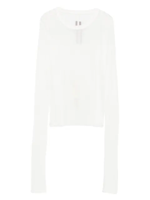 Rick Owens ribbed long-sleeve top