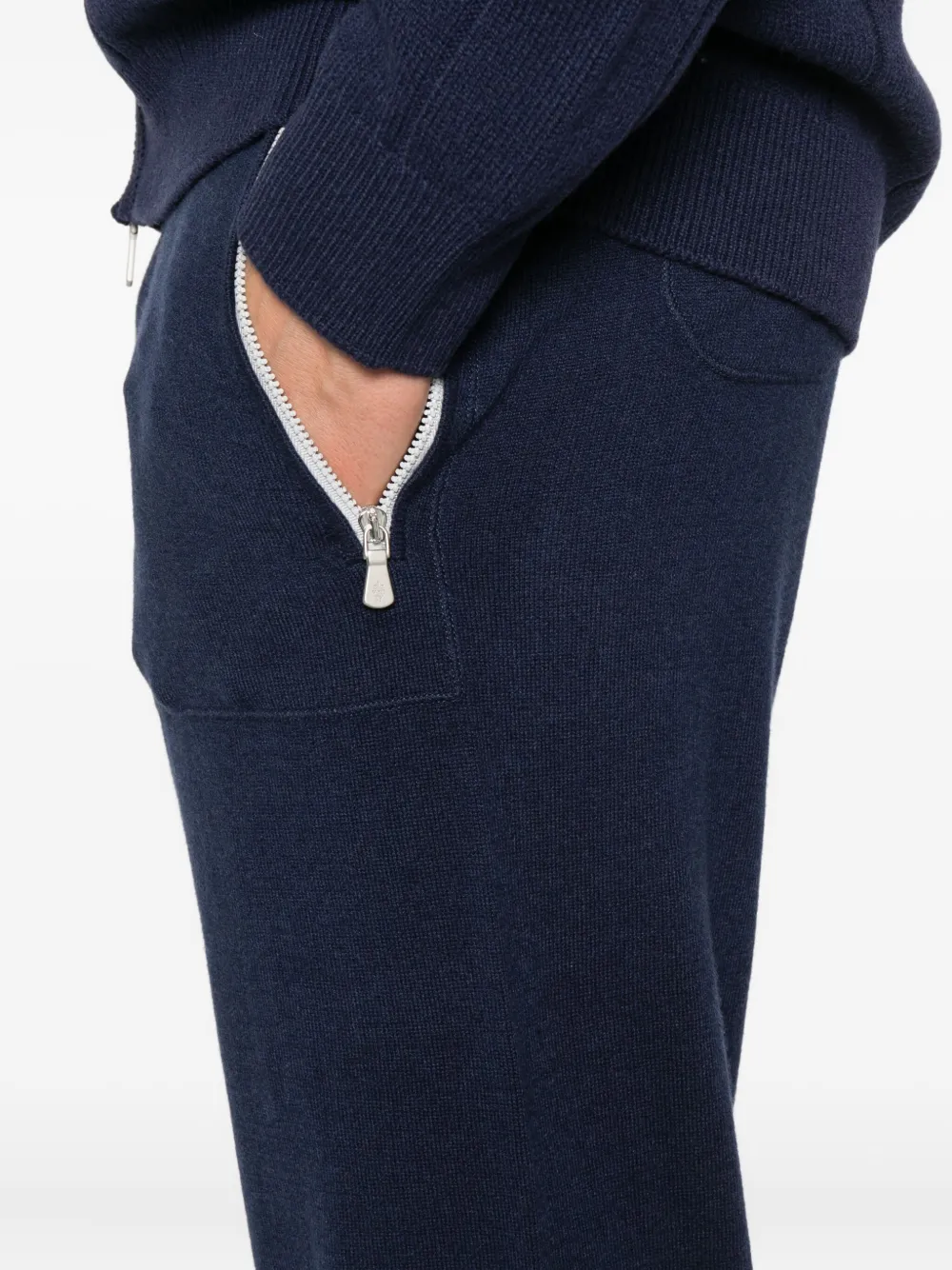 Eleventy Kasjmier broek Blauw