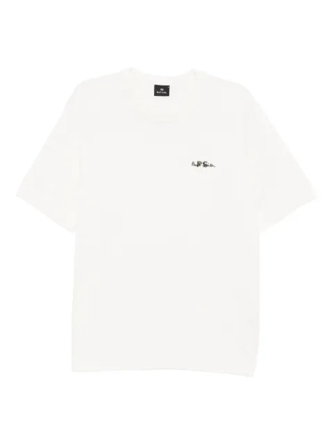 PS Paul Smith logo-embroidered T-shirt
