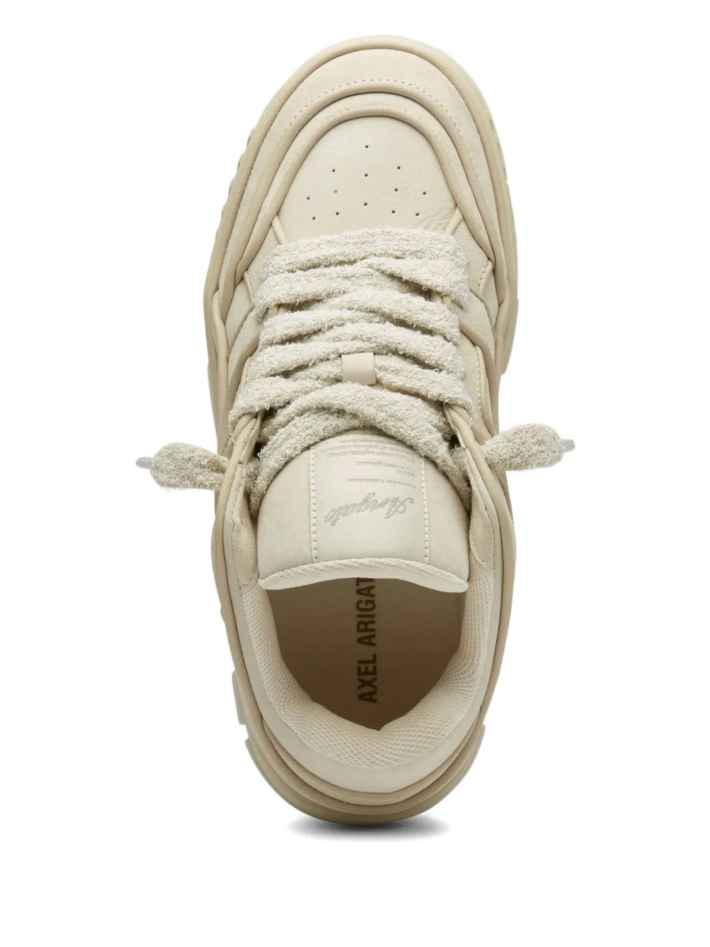 Axel Arigato low-top terry-cloth trainers Neutrals