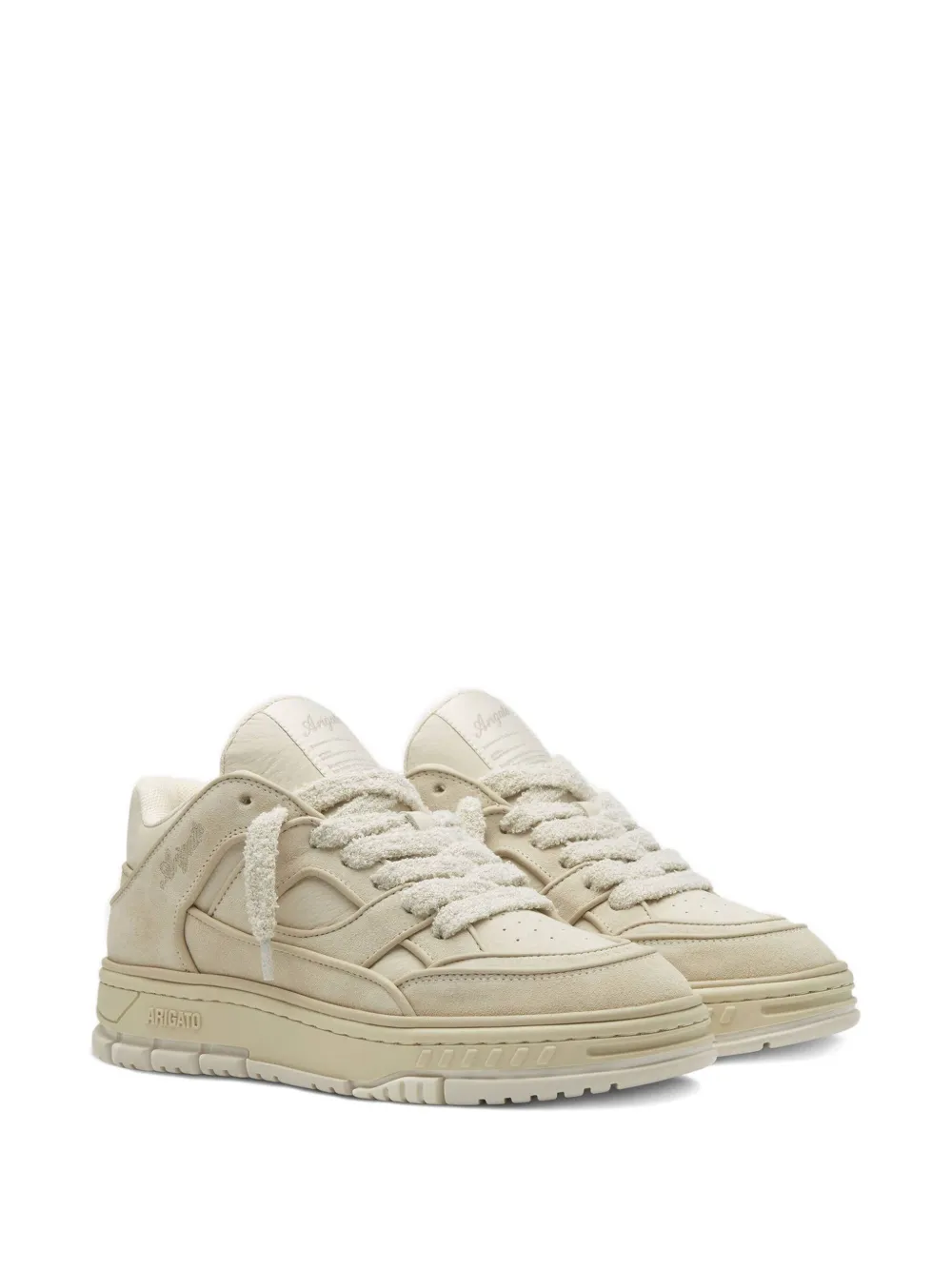 Axel Arigato low-top terry-cloth trainers - Beige
