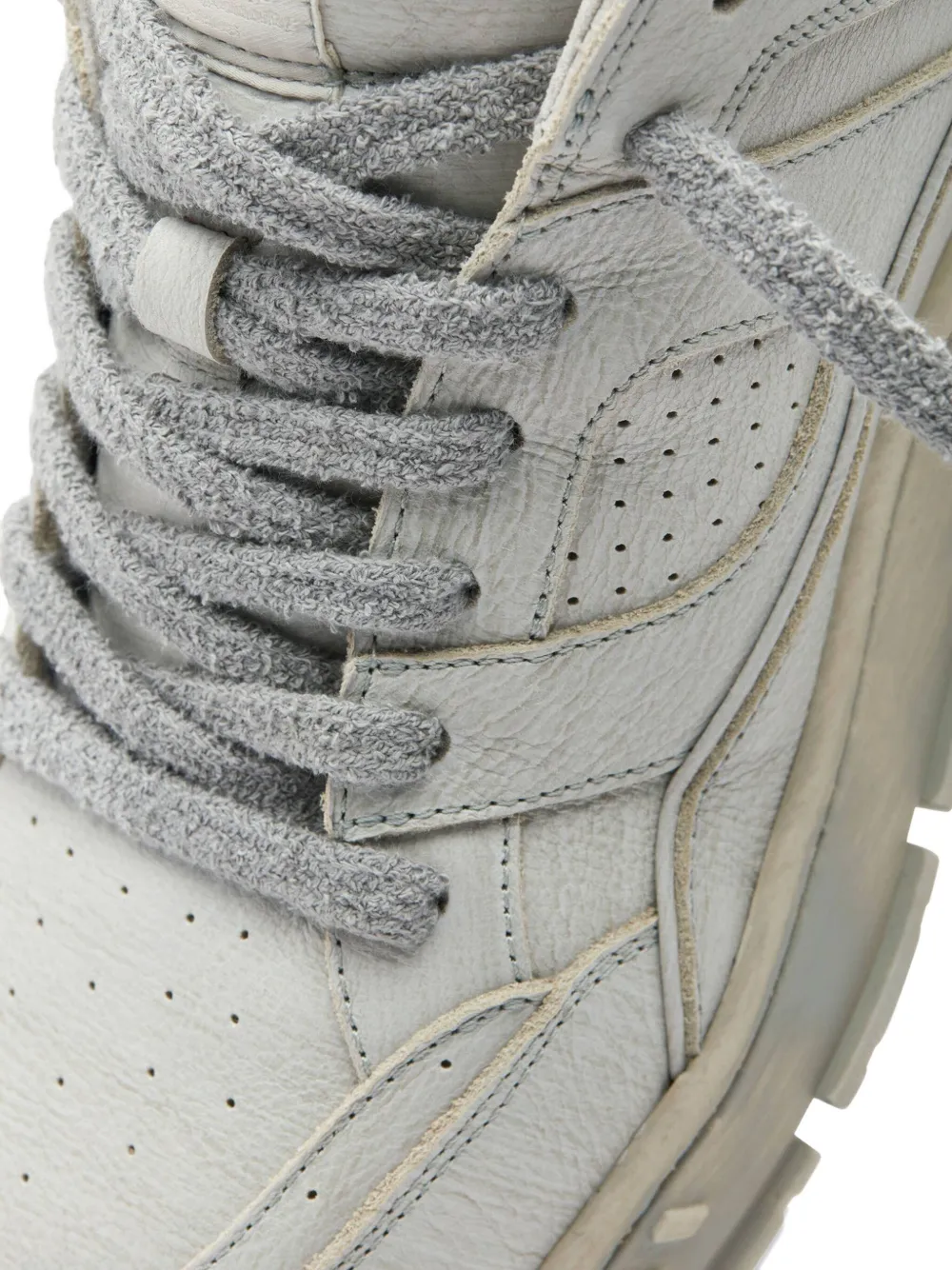 Axel Arigato Area Lo perforated leather sneakers Neutrals