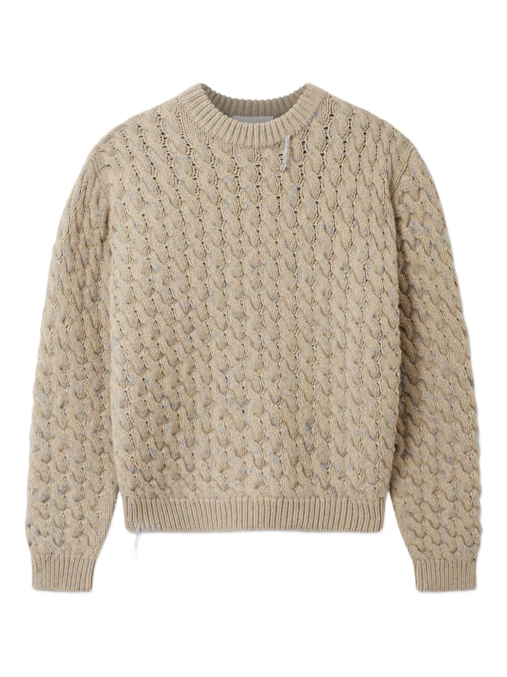 Axel Arigato Nolan kabelgebreide trui Beige