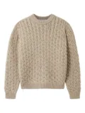 Axel Arigato Nolan cable-knit sweater - Neutrals