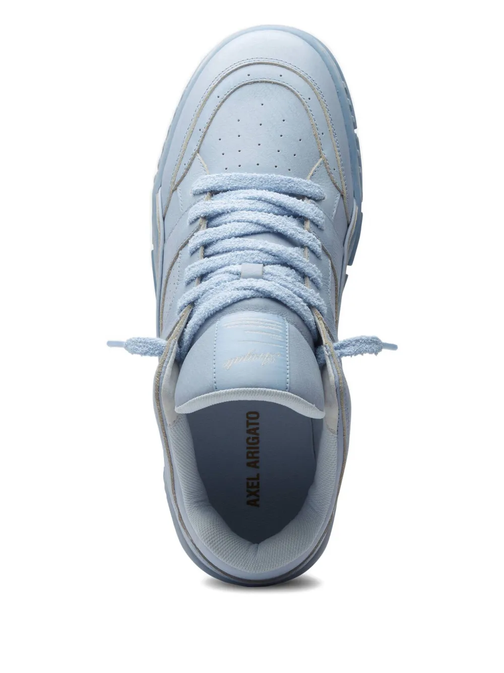 Axel Arigato Area Lo perforated leather sneakers Blue