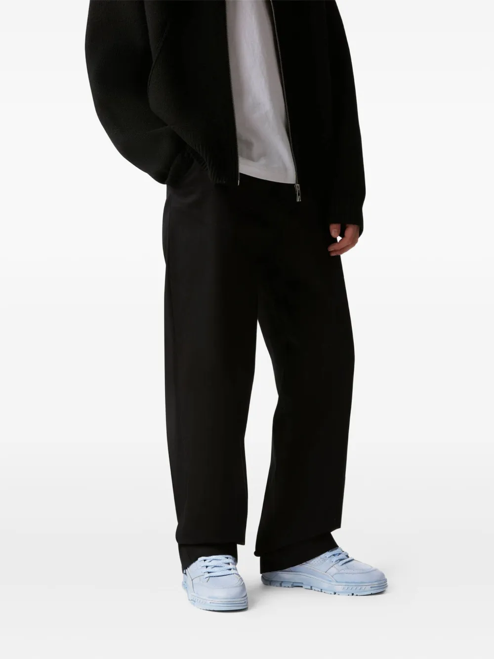 Axel Arigato Area Lo perforated leather sneakers Blue