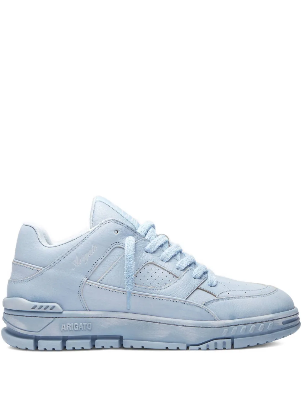 Axel Arigato Area Lo perforated leather sneakers Blue