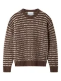 Axel Arigato Sonar striped sweater - Brown