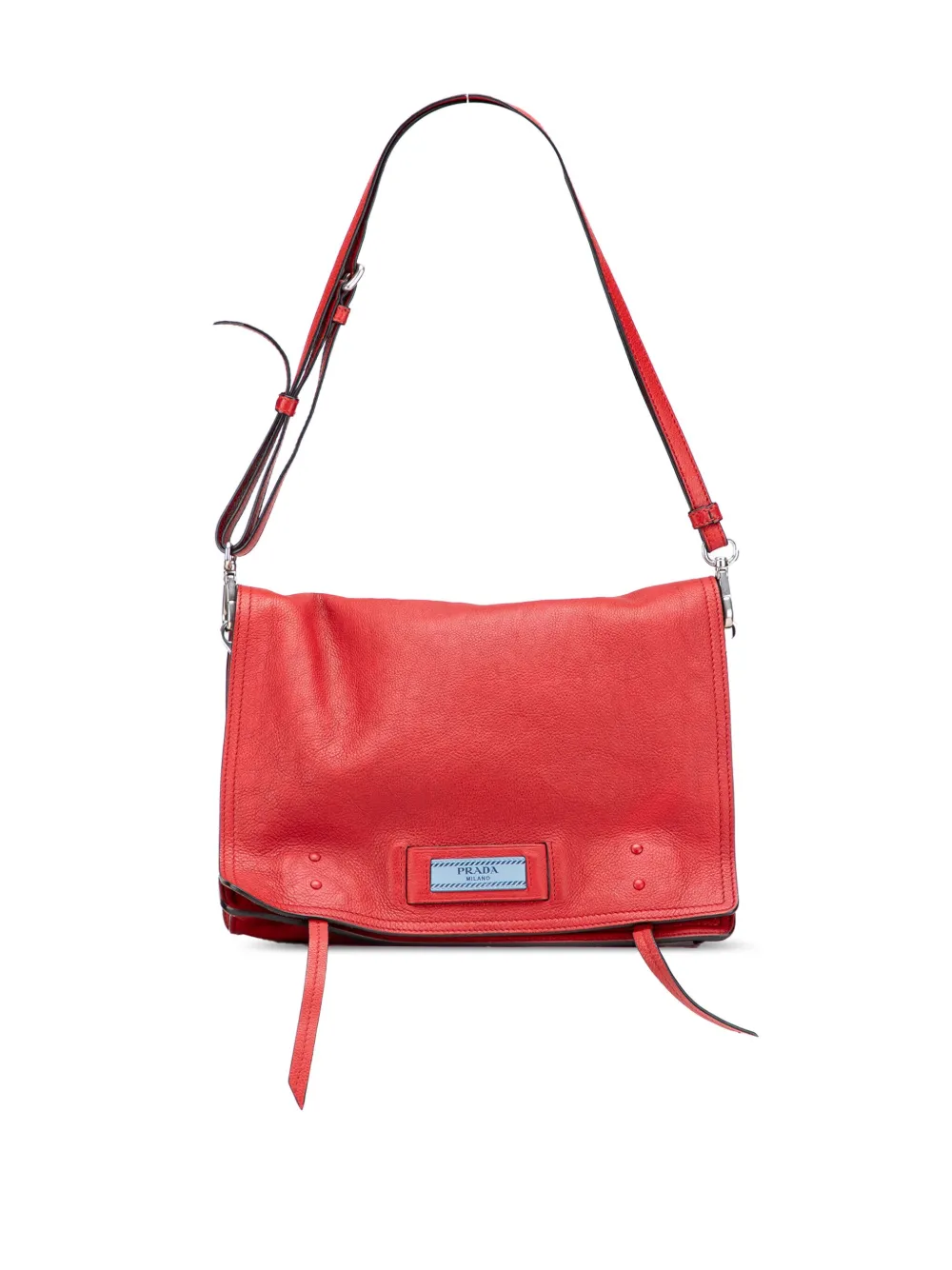2013-2025 Glace Calf Etiquette Flap crossbody bag