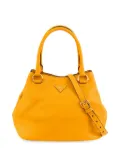 Prada Pre-Owned 2015-2025 Vitello Daino Open Convertible Tote satchel - Yellow