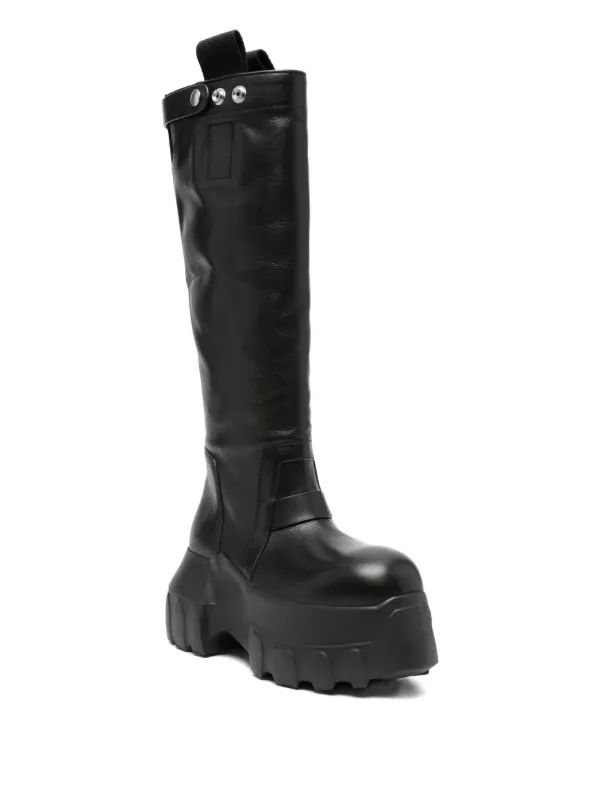 Rick Owens 75mm Bogun Boots | Black | FARFETCH