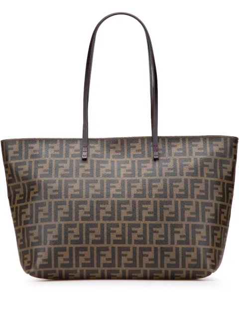 Fendi Pre-Owned 2000-2010 Medium Zucca Coated Canvas Roll tote bag