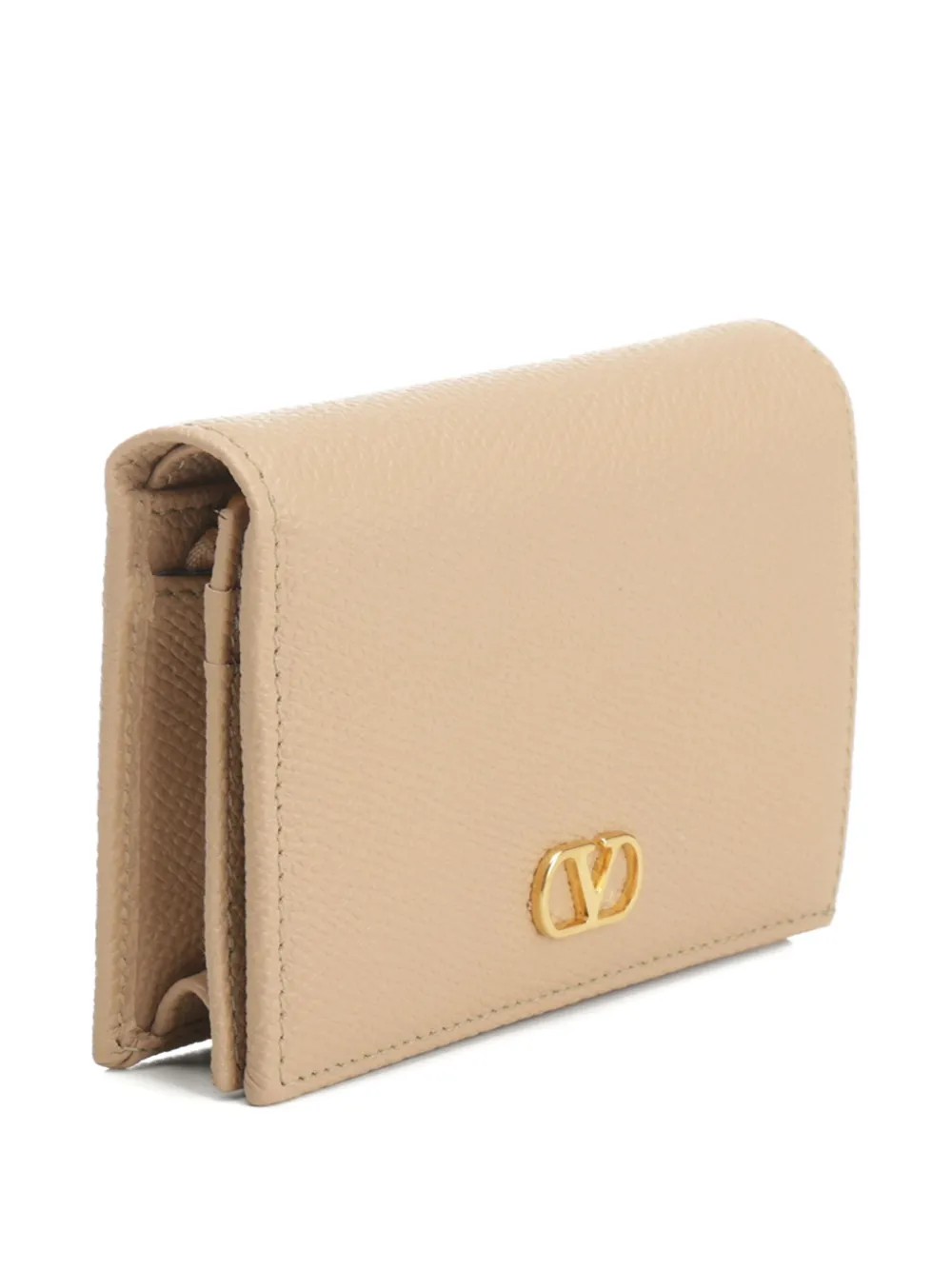 Valentino Garavani PORTAFOGLIO CONTINENTAL VLOGO SIGNATURE. Beige