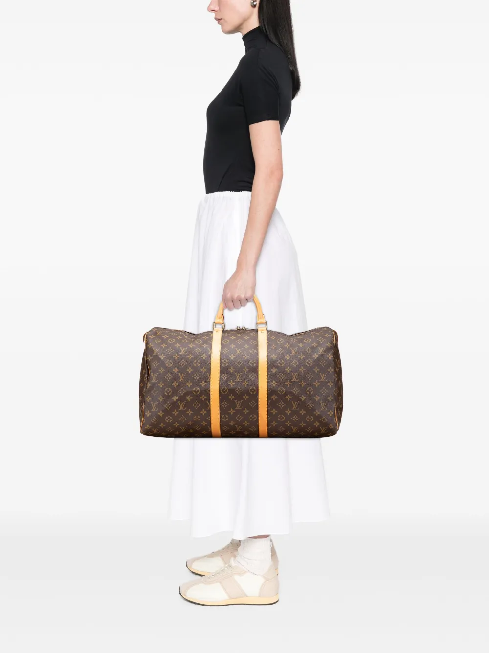 Louis Vuitton Pre-Owned 1997 Monogram Keepall 55 travel bag | Pre-Owned | Image 2