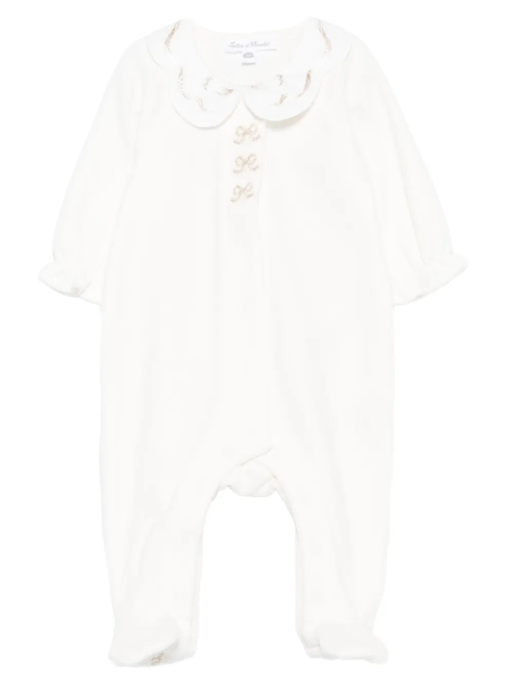 Tartine Et Chocolat romper con cuello Peter Pan | blanco | Image 1