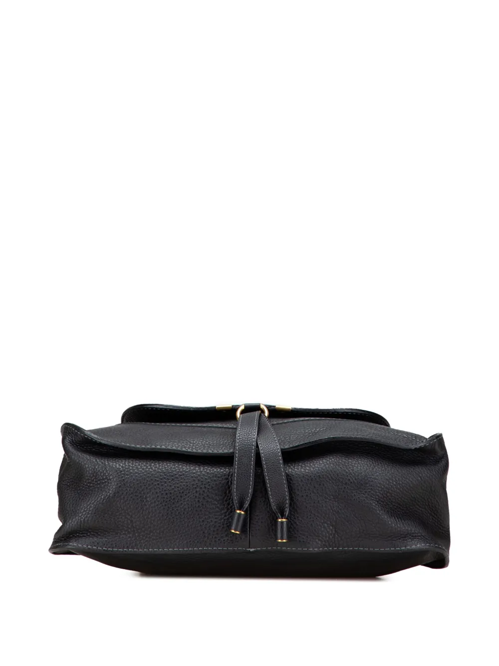 Pre-owned Chloé 2011 Medium Leather Marcie Satchel In Black