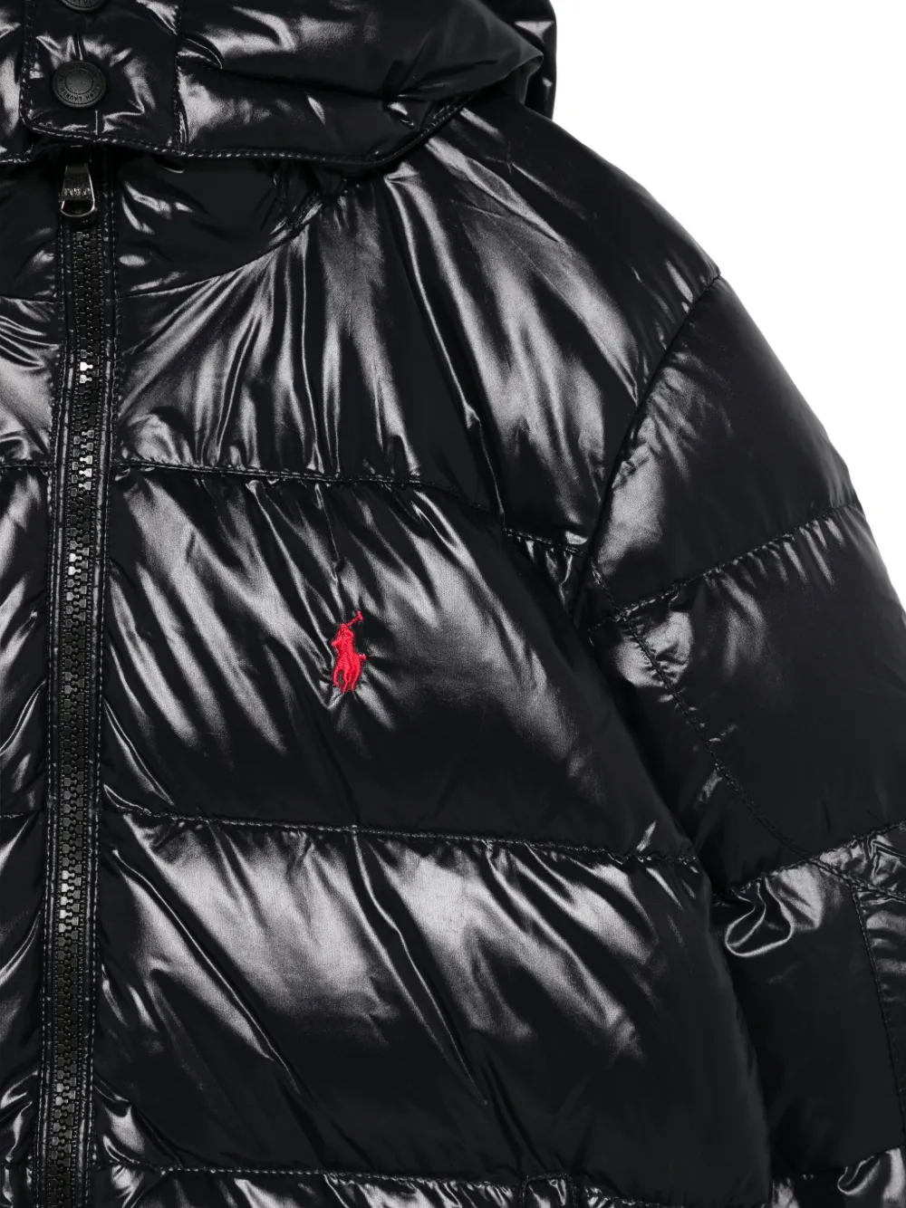 POLO RALPH LAUREN KIDS Donsjack met capuchon Zwart