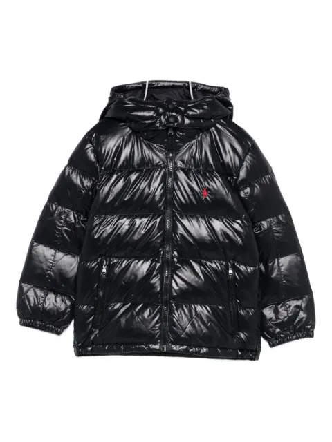 POLO RALPH LAUREN KIDS hooded puffer jacket
