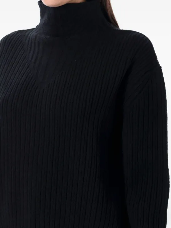 リックオウエンス　黒 ハイネック 長袖ニット リックオウエンス 黒 ハイネック 長袖ニット Rick Owens