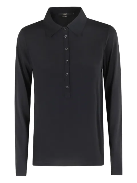 Seventy long-sleeve polo top