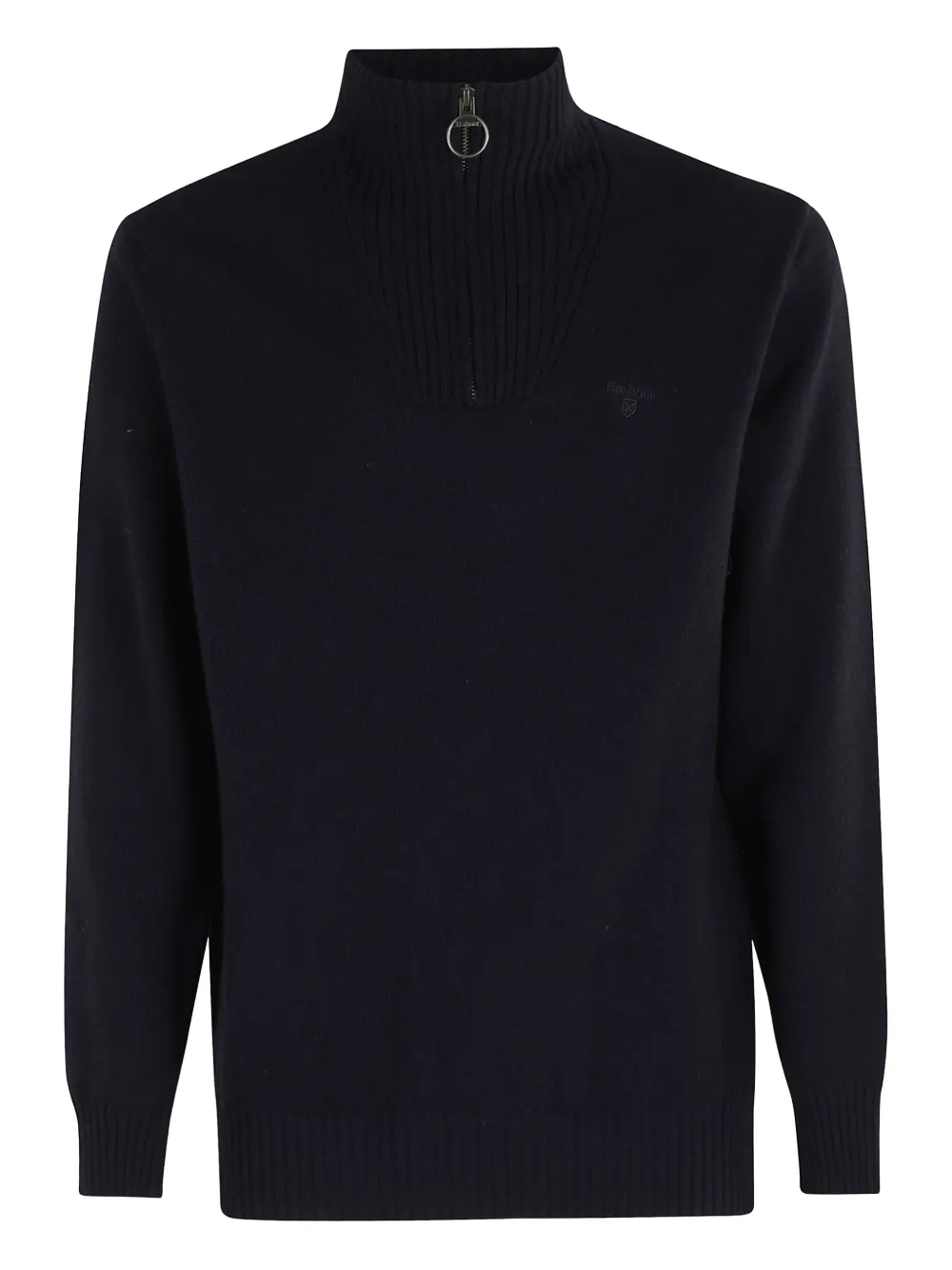 Barbour embroidered-logo sweater Blauw