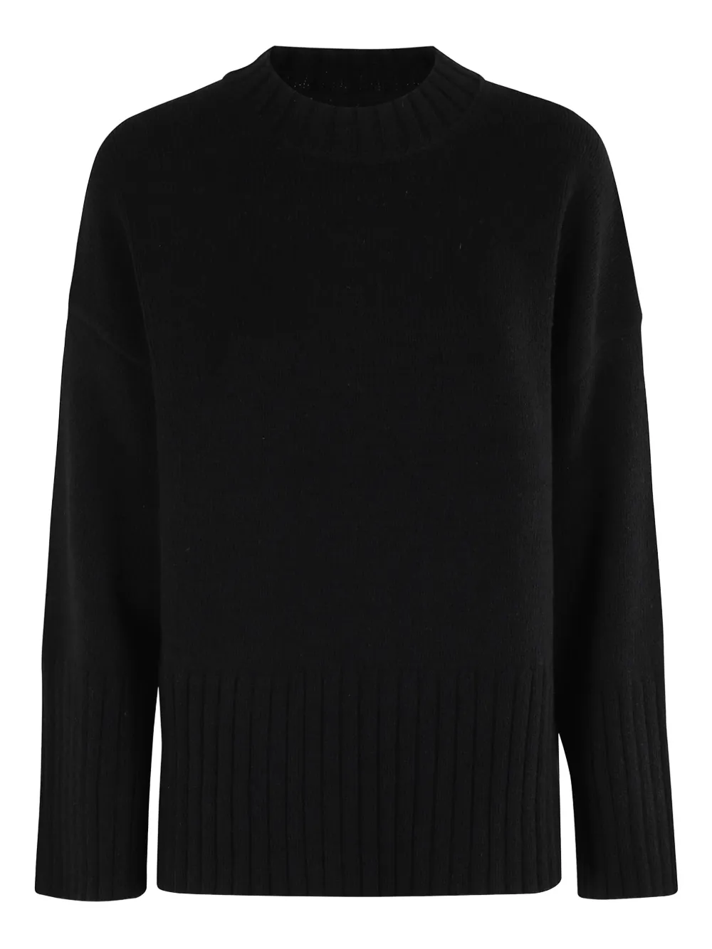 Barbour ribbed-knit jumper Zwart