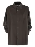 DARKPARK drawstring-cuff shirt - Brown
