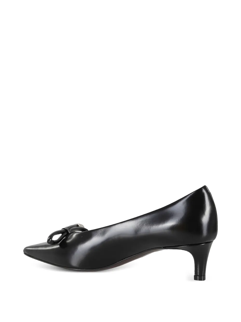 Roberto Festa 50mm Orla bow-detail heeled pumps Black
