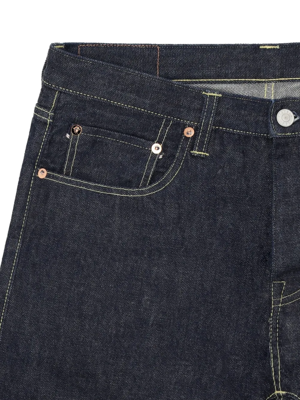 Fortela Yellow-stitch Jeans In Multi
