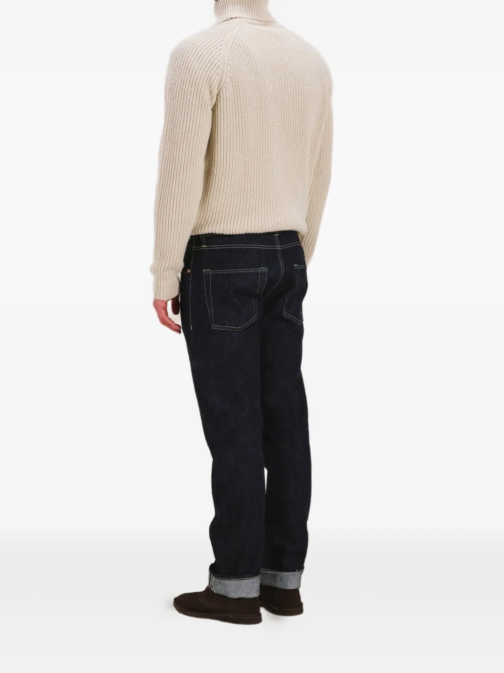 Fortela Yellow-stitch Jeans In Multi