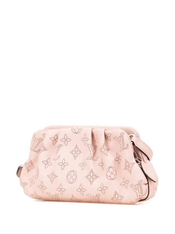 Louis Vuitton Pre-Owned 2020 Monogram Mahina Scala Mini Pouch