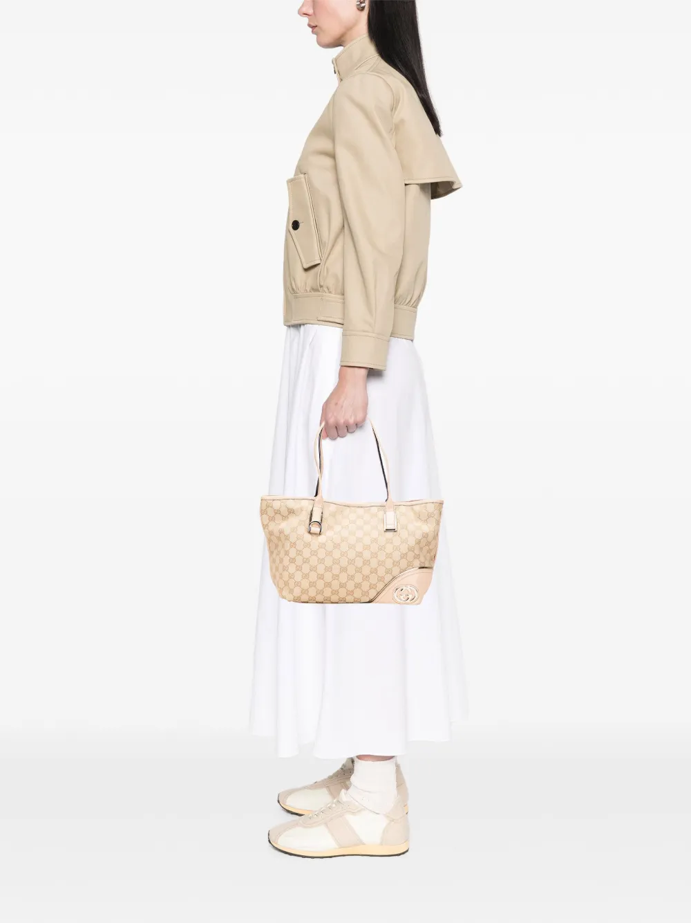 Gucci Pre-Owned 2000-2015 GG Canvas New Britt tote bag | Pre-Owned | Image 2