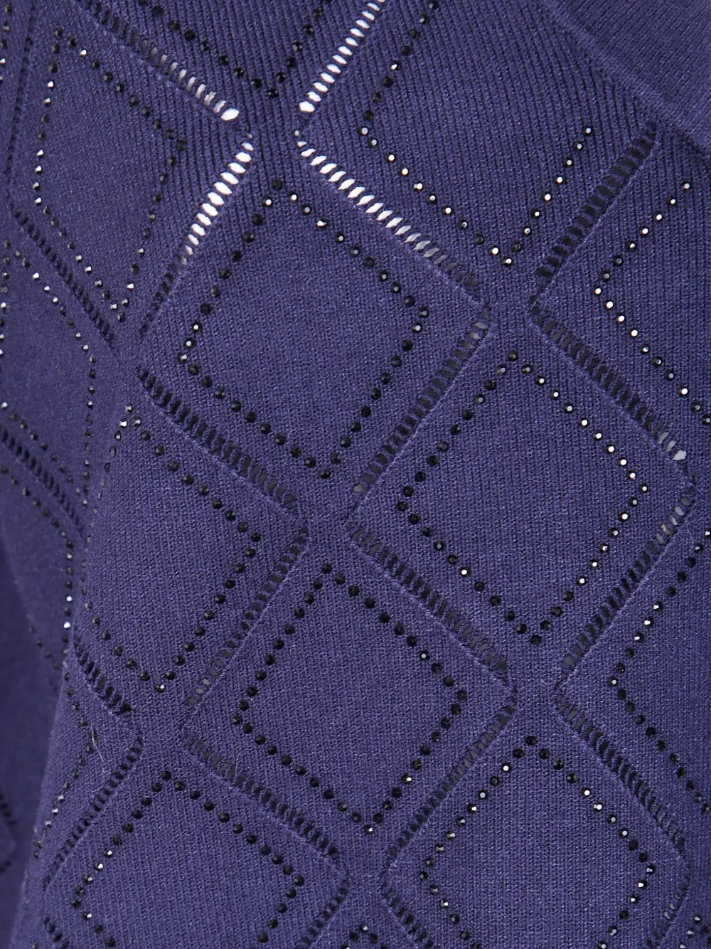 Blugirl Verfraaide trui met V-ahls Blauw