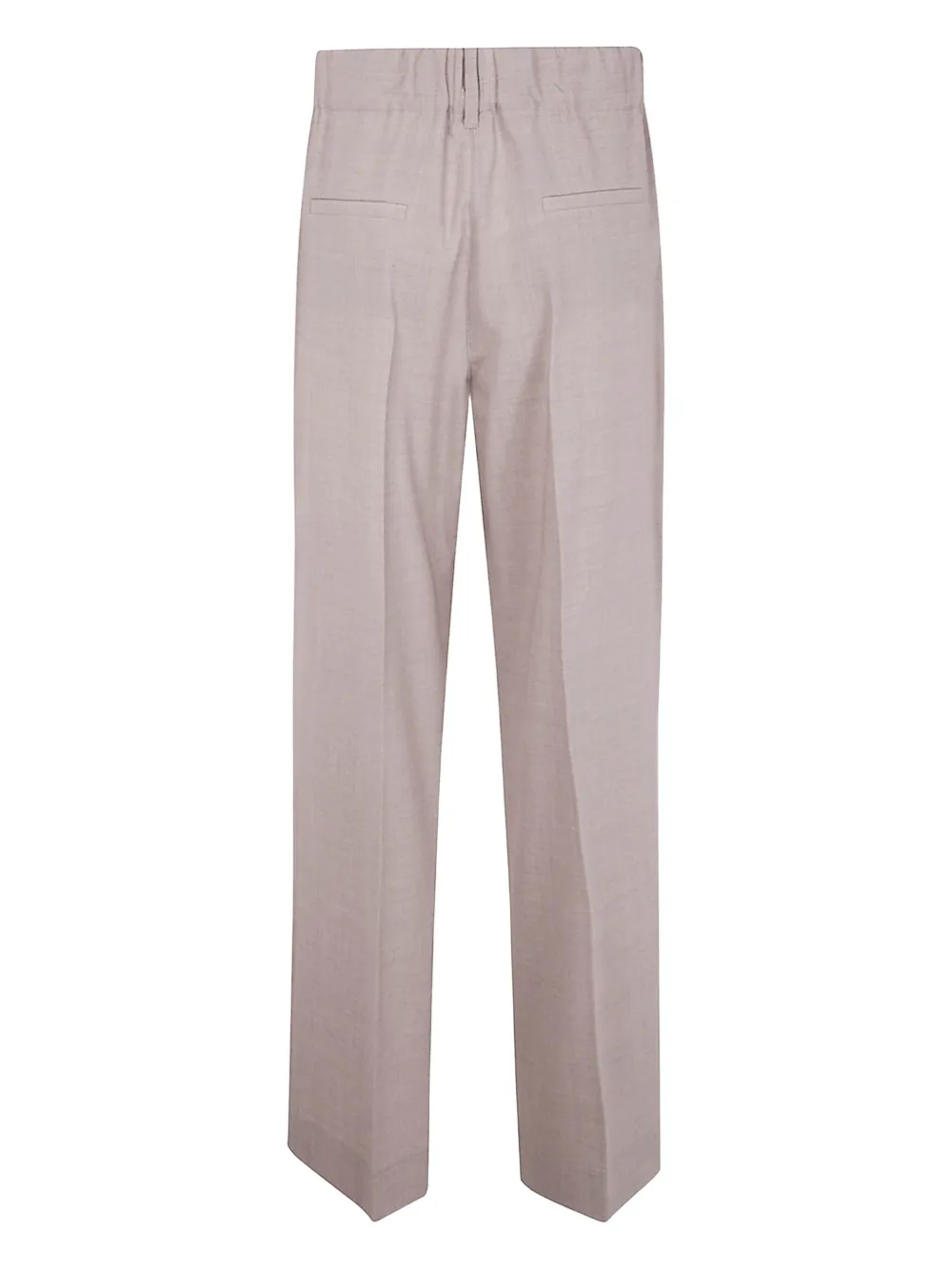 P.A.R.O.S.H. pleated wool trousers - Beige