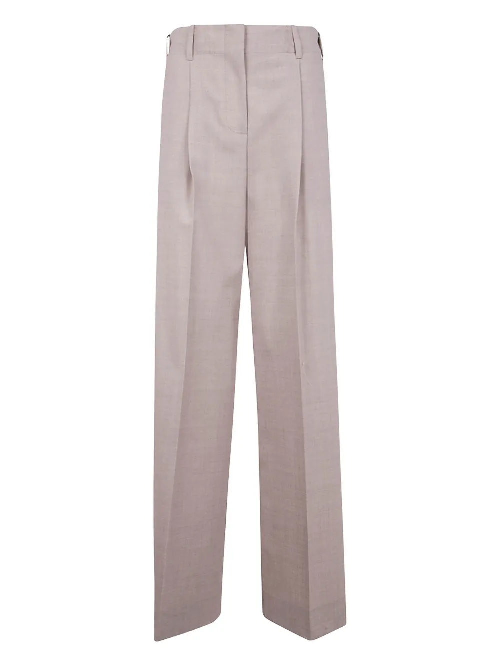P.A.R.O.S.H. Wollen plooibroek Beige