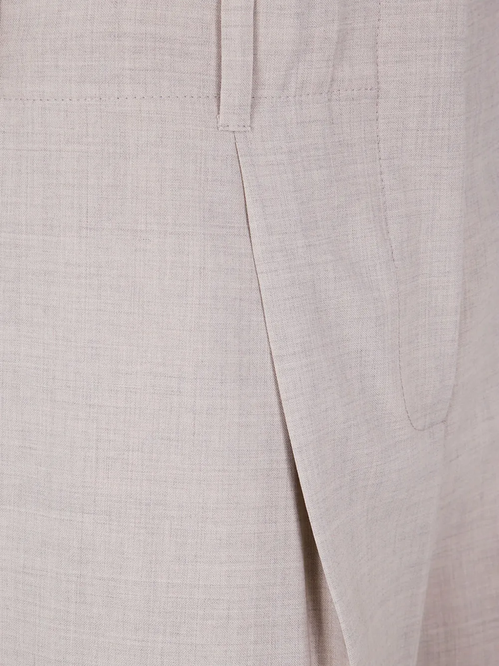 P.A.R.O.S.H. Wollen plooibroek Beige