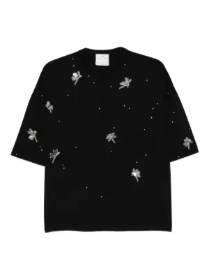 VIP【関税送料無料】希少 Forte_forte Jersey T-shirt Team LÝFT Extra Big T-Shirt - Black