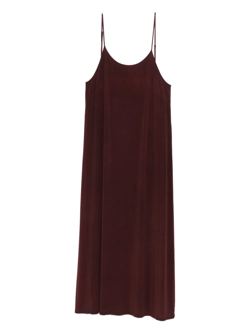 Uma Wang spaghetti-strap slip maxi dress Rood