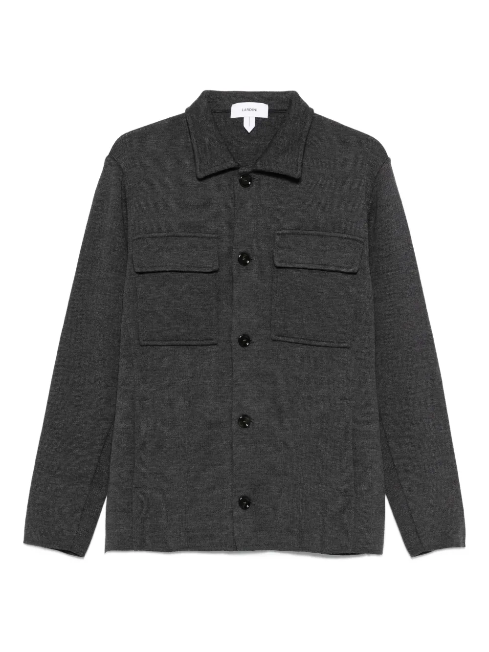 buttoned patch-pocket jacket