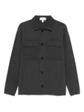 Lardini buttoned patch-pocket jacket - Grey
