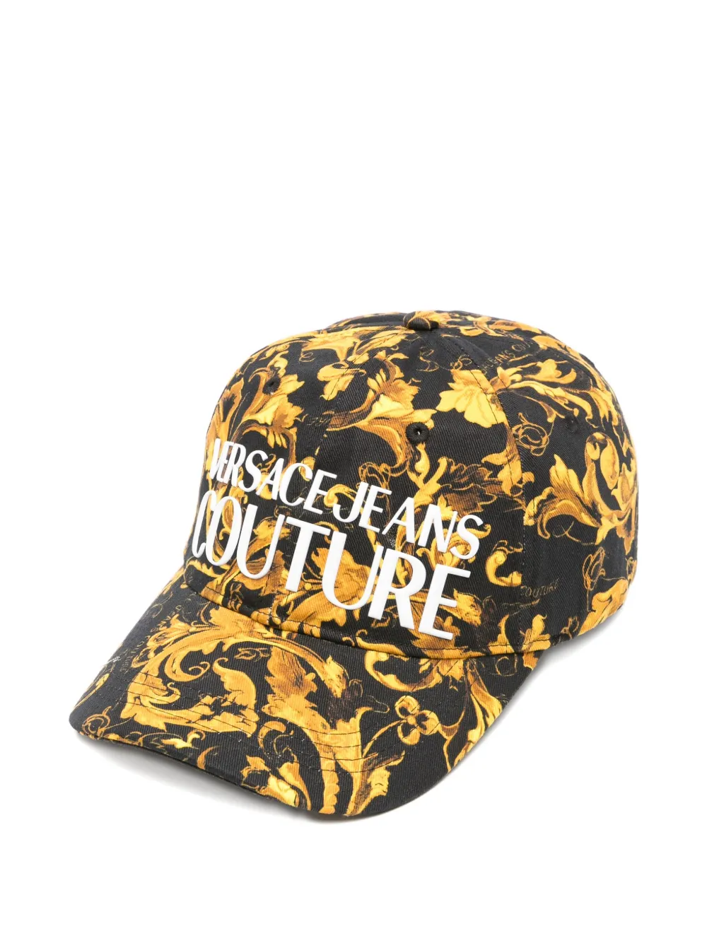 Versace Jeans Couture baroque-print baseball cap Zwart