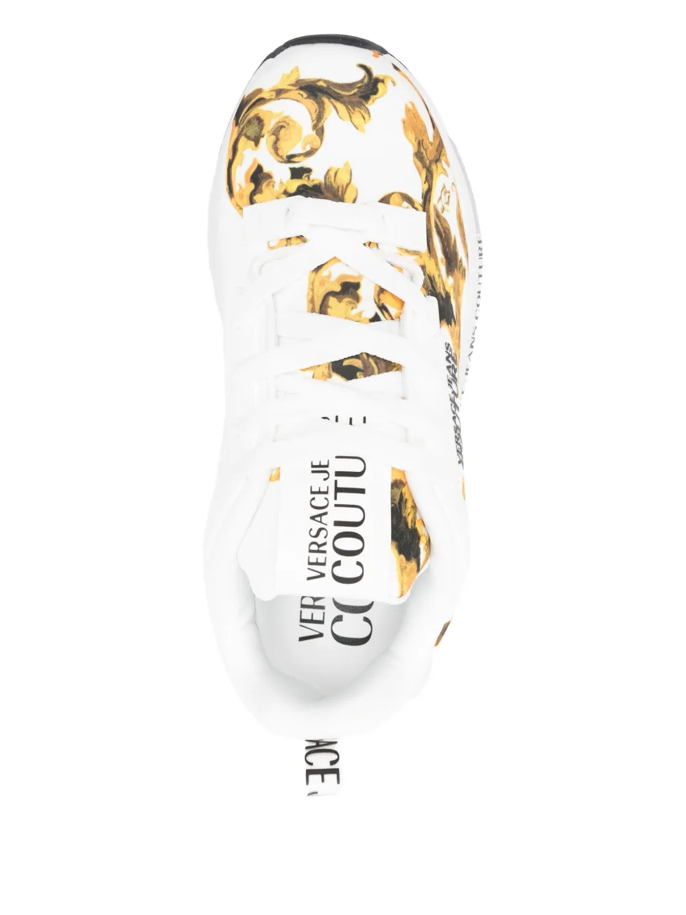 Versace Jeans Couture padded lace-up sneakers White