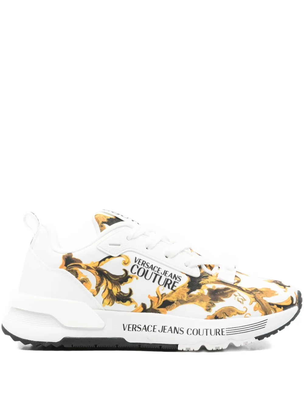 Versace Jeans Couture padded lace-up sneakers White