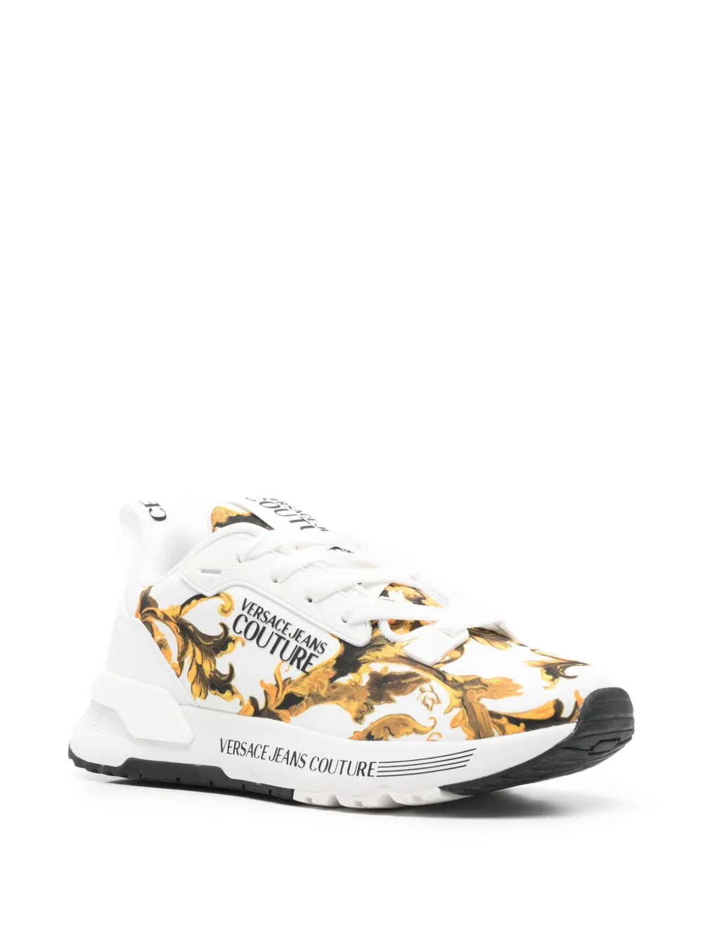 Versace Jeans Couture padded lace-up sneakers - Wit