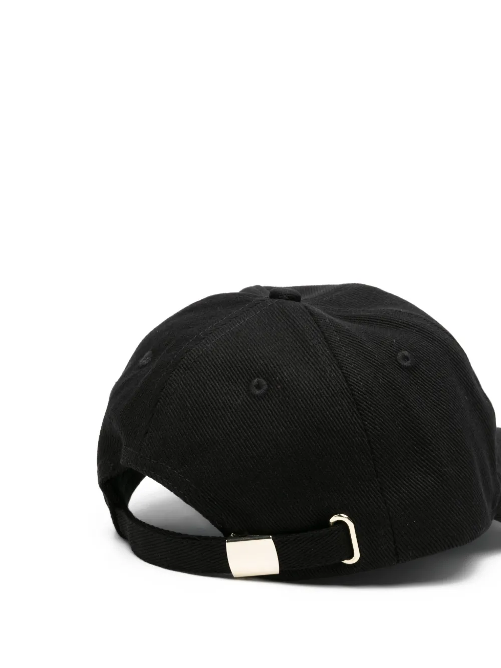 Versace Jeans Couture logo-plaque baseball cap - Zwart