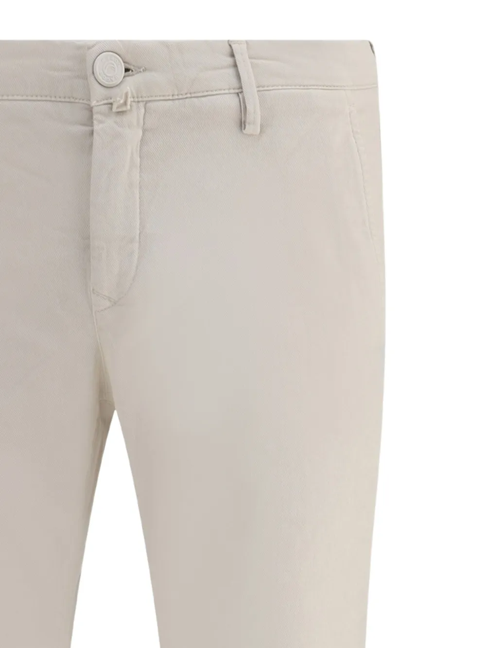 Jacob Cohën button-closure cotton trousers Beige